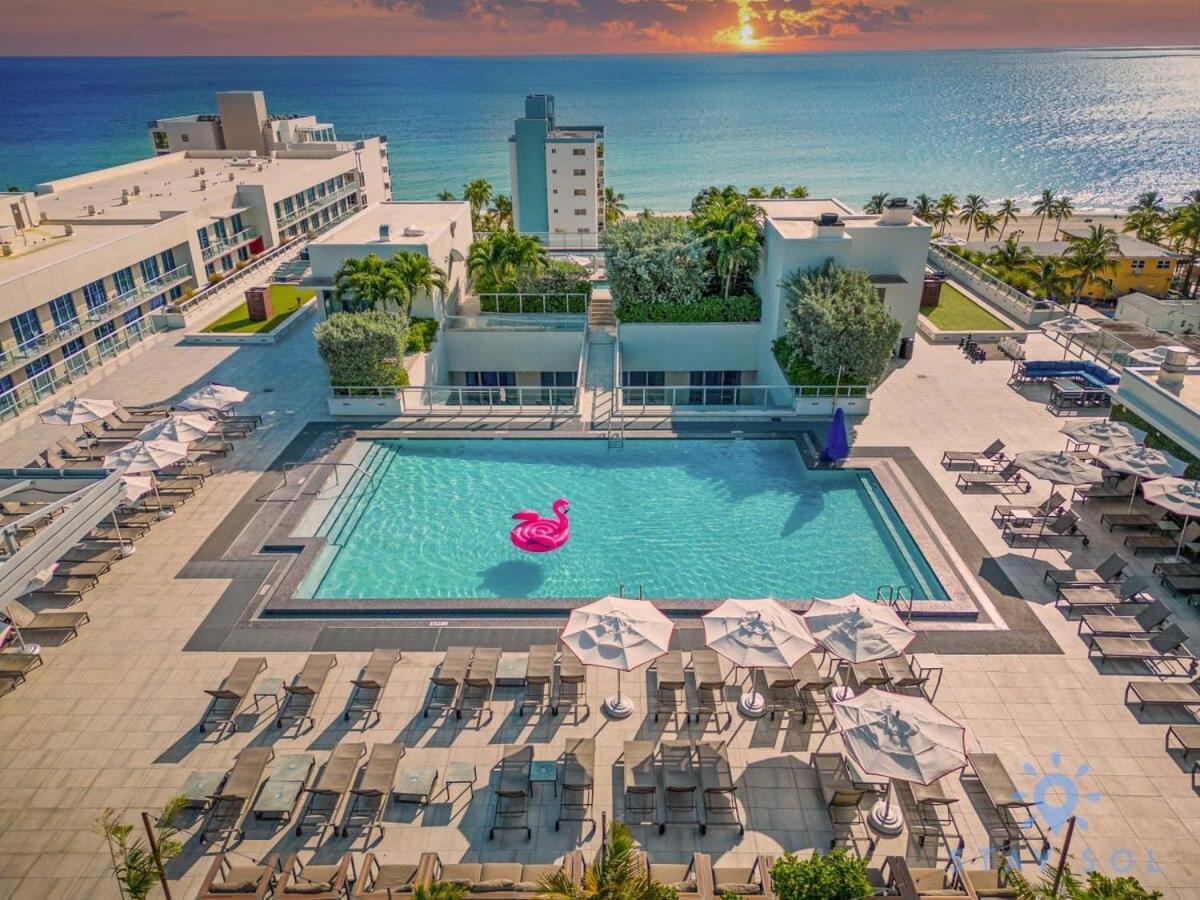 Rooftop Pool - Balcony - Hollywood Beach Broad - Walk Exteriér fotografie