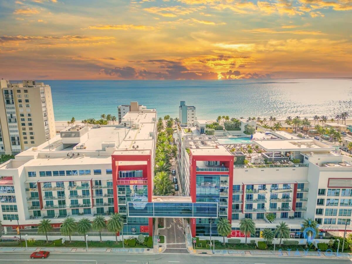Rooftop Pool - Balcony - Hollywood Beach Broad - Walk Exteriér fotografie