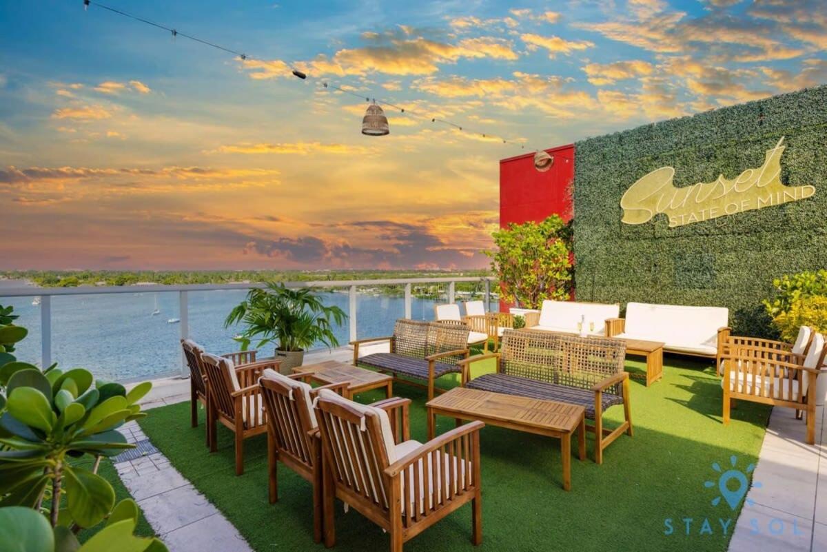 Rooftop Pool - Balcony - Hollywood Beach Broad - Walk Exteriér fotografie
