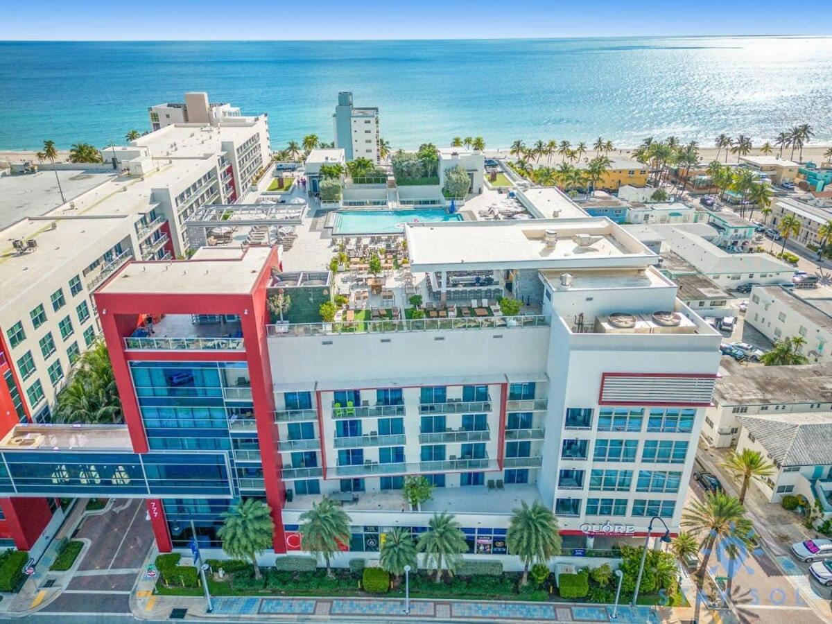 Rooftop Pool - Balcony - Hollywood Beach Broad - Walk Exteriér fotografie