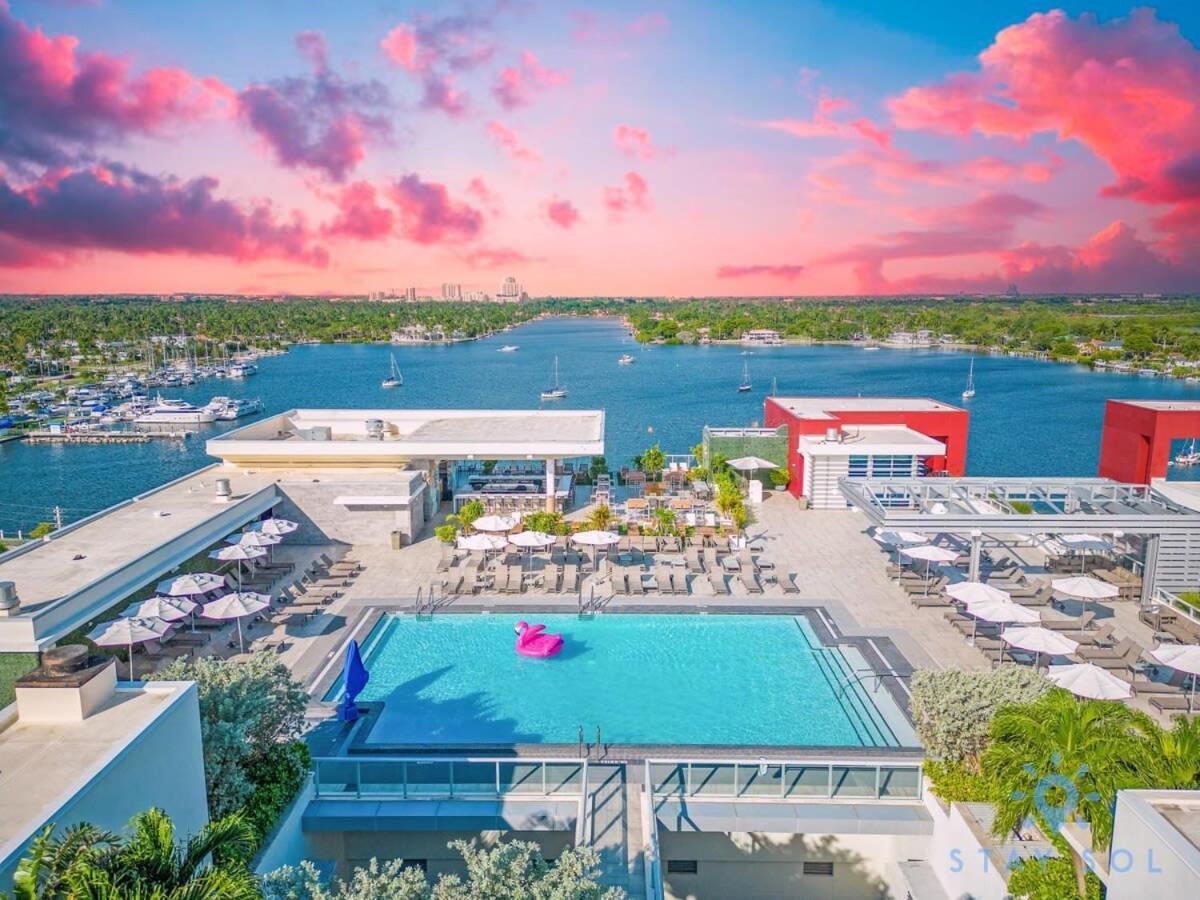Rooftop Pool - Balcony - Hollywood Beach Broad - Walk Exteriér fotografie